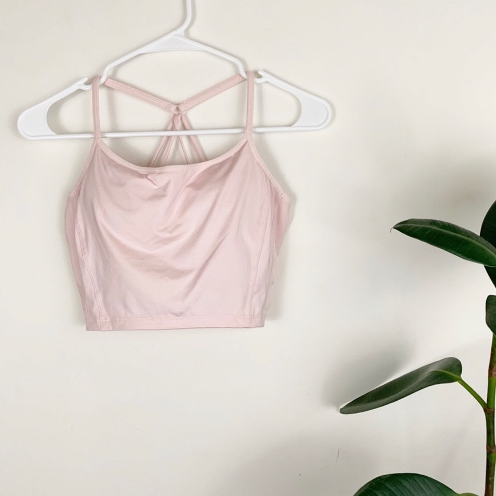 Athleta baby pink bralette